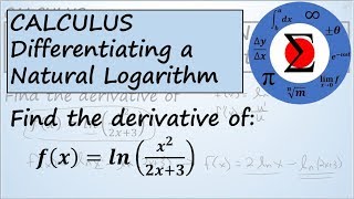 Calculus  Differentiating the Natural Logarithmic Function [upl. by Nogem909]