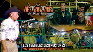 LOS TEMIBLES DESTRUCTORES MOTOSIERRA VS PONTE ATENTO  Destructores San Andres Totoltepec CDMX 2022 [upl. by Avik]