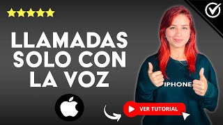 Cómo Hacer LLAMADAS SOLO CON LA VOZ en iPhone  🗣️​ Usa Siri con la voz ​🗣️ [upl. by Ziul432]