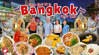 ₱100 to ₱6000 BANGKOK FOOD TRIP 2024 with Team Chef RV [upl. by Sulrac]