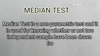 Median test with an example [upl. by Katie]