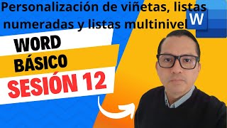 Cómo personalizar viñetas listas numeradas y listas multinivel ​✅​✔️​✳️​ [upl. by Emelina]