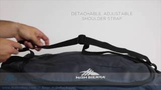 Duffel Bags  High Sierra Packable 30quot WheelNGo  Demo [upl. by Elaynad]