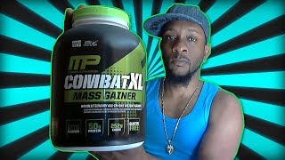 Muscle Pharm Combat XL MASS GAINER REVIEW Skinny Guys Must WATCH 100 WORKS [upl. by Ailuy]