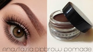 How To Use ABH Dipbrow Pomade Eyebrow Tutorial [upl. by Leith777]