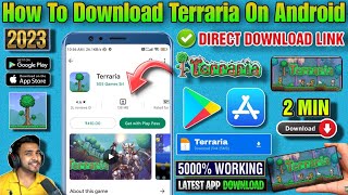 TERRARIA DOWNLOAD ANDROID 2023  HOW TO DOWNLOAD TERRARIA FROM PLAYSTORE  DOWNLOAD TERRARIA ANDROID [upl. by Sedda]