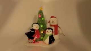 Hallmark Jingle Pals Rockin Around Christmas Tree Animated Snowman Penguins 2006 [upl. by Ike355]