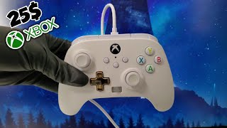 PowerA Enhanced Wired Controller for Xbox amp PC REVIEW  LOW price worth it [upl. by Notyal]