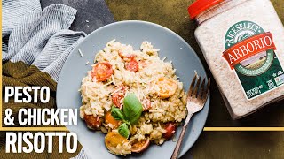 Pesto Chicken Risotto with Arborio Rice RiceSelect® [upl. by Hoehne]