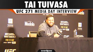 Tai Tuivasa  UFC 271 Media Day Interview [upl. by Haily440]