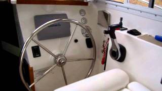 2009 Seaway Maine built 25 coastal cruiser interior [upl. by Aliahs]