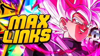 Dokkan Battle RAINBOW MAX LINKS EZA TRANSFORMING ROSE GOKU BLACK COMPLETE OVERVIEW AND SHOWCASE [upl. by Sadie]