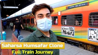 02564 Saharsa Humsafar Clone Special Full Train Journey  New Delhi To Saharsa  Journey With Manish [upl. by Nathalie]