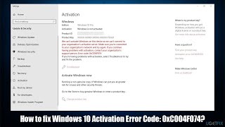 how to Fix Activation Error Code 0xc004f012 on Windows 10 amp 11 [upl. by Bettye70]