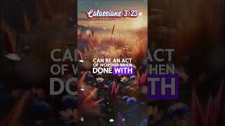 Colossians 323 Bible Verse [upl. by Veron259]