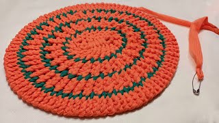 Doormat making at home Super beautiful doormat idea Paydan banane ka tarika Home creativity [upl. by Auop]