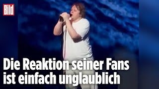 Lewis Capaldi erleidet TouretteAnfall auf der Bühne [upl. by Assirhc]