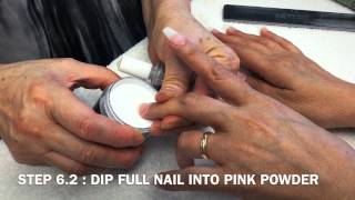 French Manicured Nail Tips With NuGenesis Nails Dip Powder [upl. by Deryl]