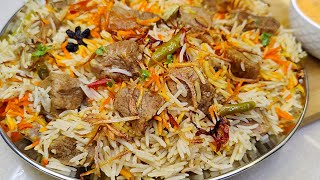 Eid Special Bade Ke Gosht Ki Biryani Dilli 6 Style  Deg Jaisi Biryani  Purani Dilli Achari Biryani [upl. by Mikes]