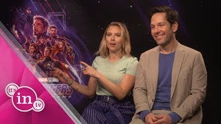 quotAvengers Endgamequot Scarlett Johansson und Paul Rudd im Interview [upl. by Pournaras]