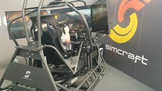 SimRacing Expo 2019  SimCraft APEX5 GT PRO Motion Racing Simulator [upl. by Ternan]