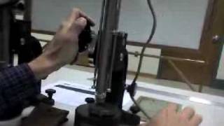 Hardness Testing of a Gear using a Scleroscope [upl. by Attekal]