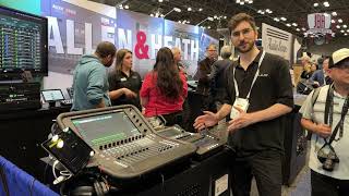 AES 2023 NYC  Allen amp Heath Avantis Solo and CQ Mixers [upl. by Marven]