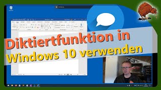 Windows 10 Spracherkennung und Diktierfunktion verwenden [upl. by Aseeral130]