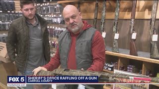 Georgia sheriff raffling off a gun [upl. by Wilser]