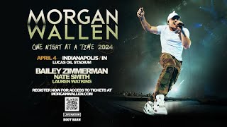 Morgan Wallen Indianapolis Indiana concert 2024 [upl. by Akiret587]