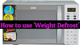 How to use defrost button in Samsung Microwave [upl. by Dana785]