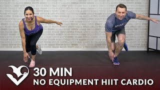 30 Minute No Equipment HIIT Cardio Workout  30 Min Tabata HIIT at Home No Equipment Cardio Workouts [upl. by Sucramaj704]