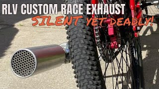 212cc Custom Performance RLV Race Exhaust  silent [upl. by Dorison]