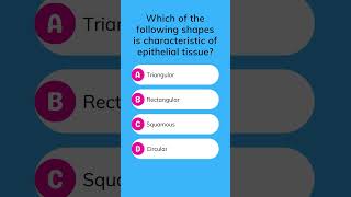 Which of the following shapes is characteristic of epithelial tissue [upl. by Ennove274]