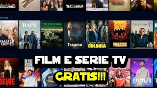 Come vedere film e serie tv GRATIS [upl. by Sidnarb137]