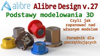 375 Alibre Design  poradnik dla początkujących  mój pierwszy model 3D  tutorial  PL [upl. by Noed]