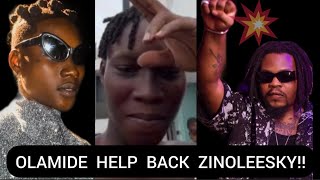 Zinoleesky SHOCK As Olamide Repost And Help Zino New Song Trend [upl. by Darrej]