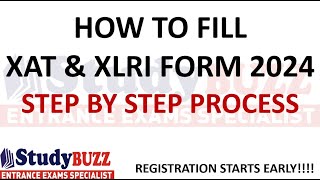 How to fill XAT 2024 and XLRI form Step by Step process  Dont make these mistakes [upl. by Enna]