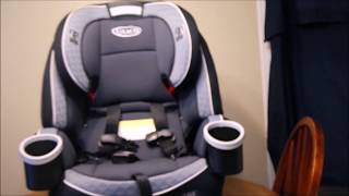 Taking Apart a Graco 4Ever Convertible Car Seat for Cleaning [upl. by Mabelle]