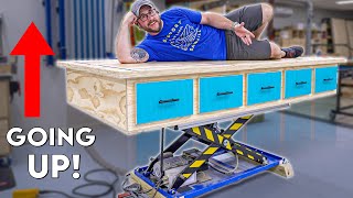 This Lift Top Workbench is a GAME CHANGER for Woodworking [upl. by Iris]