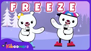 Christmas Freeze Dance  The Kiboomers North Pole Freeze Song for Kids [upl. by Bartholomeo607]