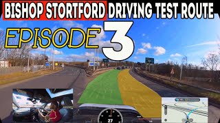 BISHOP STORTFORD DRIVING TEST ROUTEEP3  WITH COMMENTARY drivingtestvideo ojkenny [upl. by Zia]