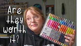 Are These Viral Acrylic Markers Worth It Lets Try the Grabie Acrylic Markers [upl. by Yobybab]