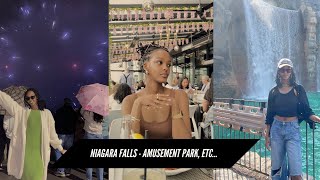 VLOG EXPLORING TORONTO PART TWO Canada Amusement park Niagara Falls New Food Etc… [upl. by Einyaj]