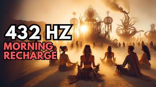 432 HZ MORNING MUSIC FOR A POSITIVE RECHARGE [upl. by Gittel]