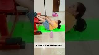 4 best abs workout with bench machine benchworkout at home [upl. by Aicele100]