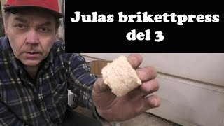 Julas vedklyv blir brikettpress [upl. by Kee]