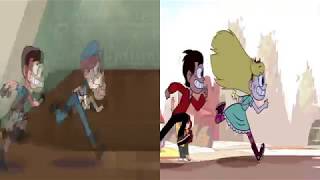 SVTFOE amp STARS Vs The Forces Of Resident Evil intros SideBySide [upl. by Arretak]