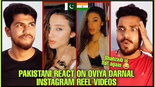 Oviya Darnal Latest Instagram Reel Videos Reaction  Pakistan Reaction  Hashmi Reaction [upl. by Sseb308]