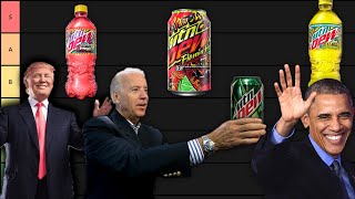 PRESIDENTS MAKE A MTN DEW TIER LIST [upl. by Wareing786]